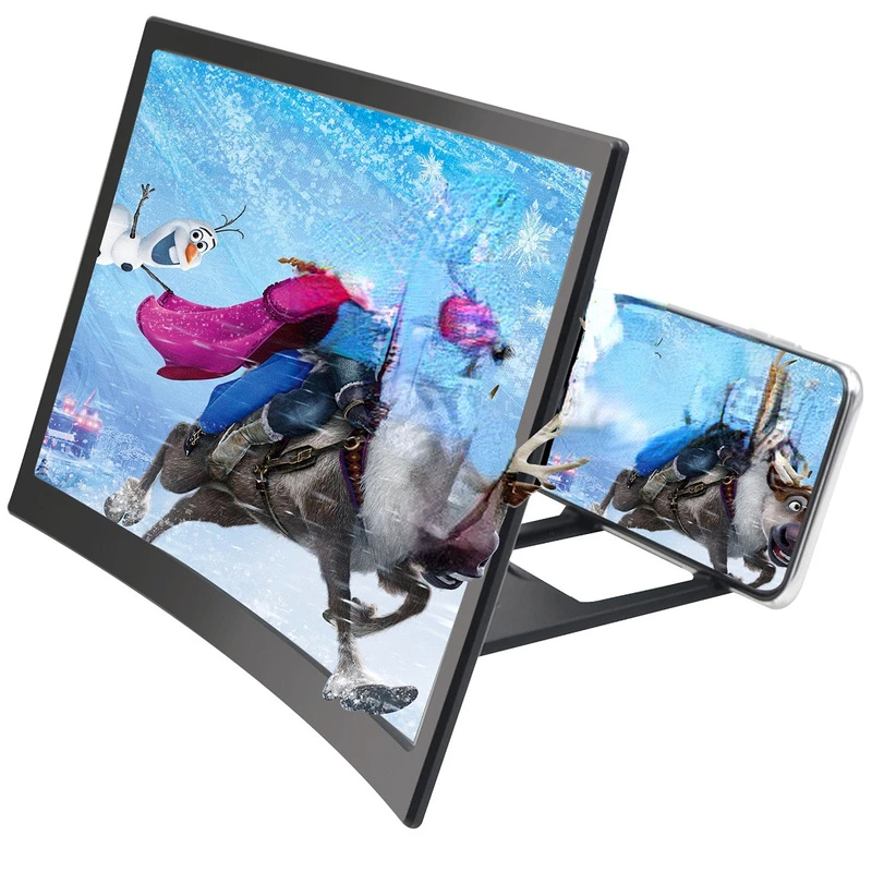 12 Inch Curved Mobile Phone Screen Magnifier