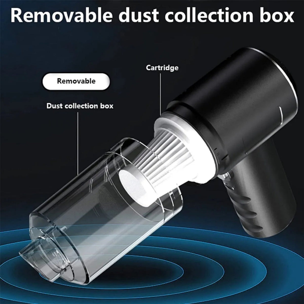 Wireless Car Vacuum Cleaner 4 in 1 | Powerful Suction.
