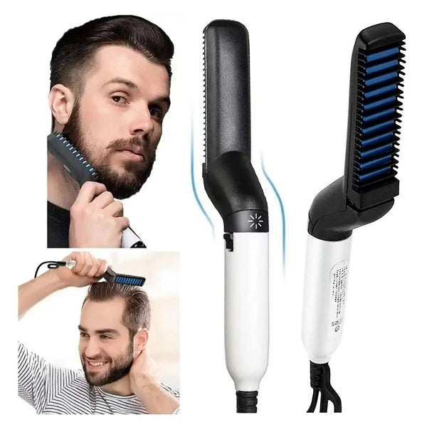 Men's Hair and Beard Straightener Modelling Comb