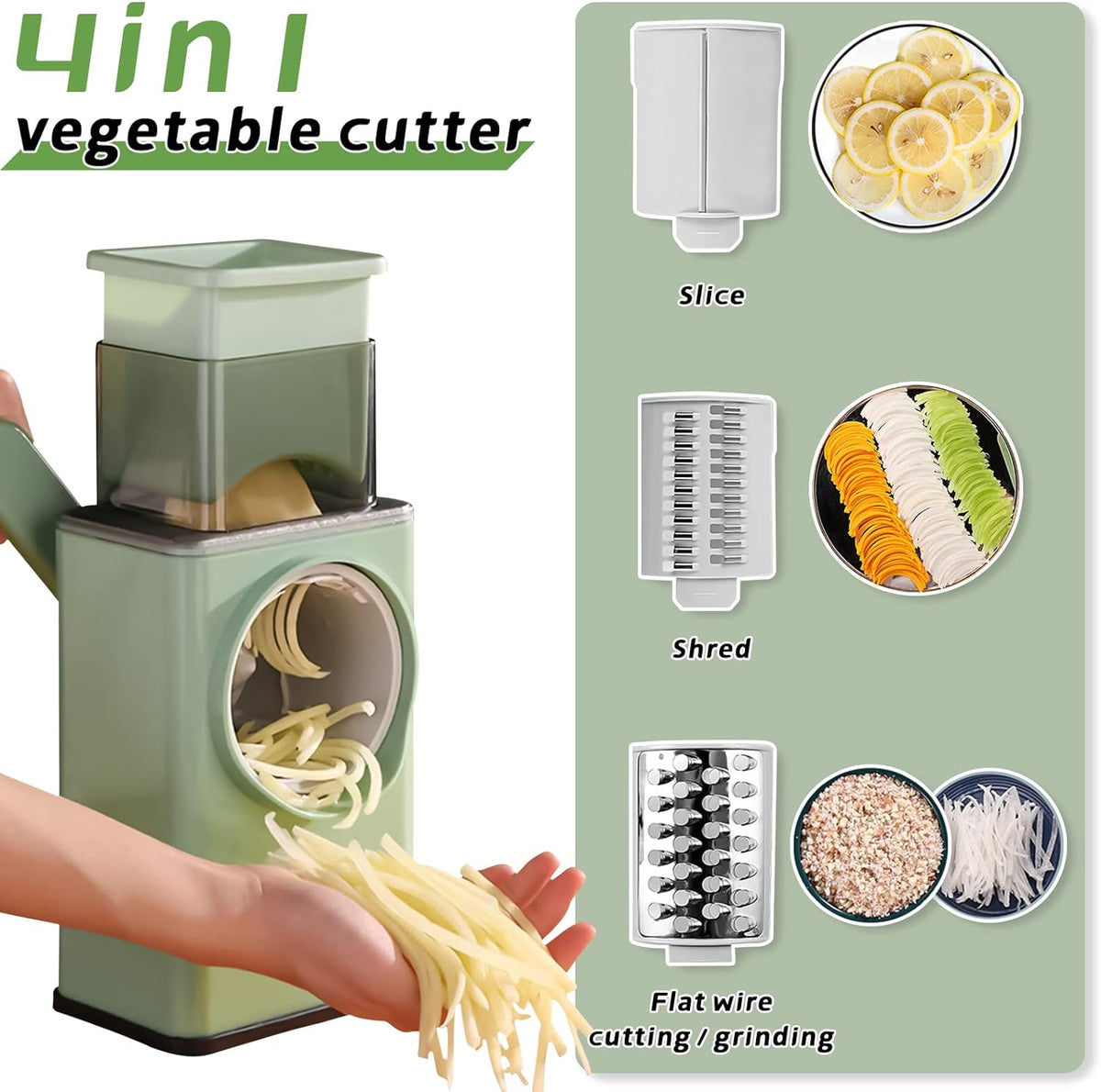 Manual Vegetable Slicer   3 in 1 Multi-Function