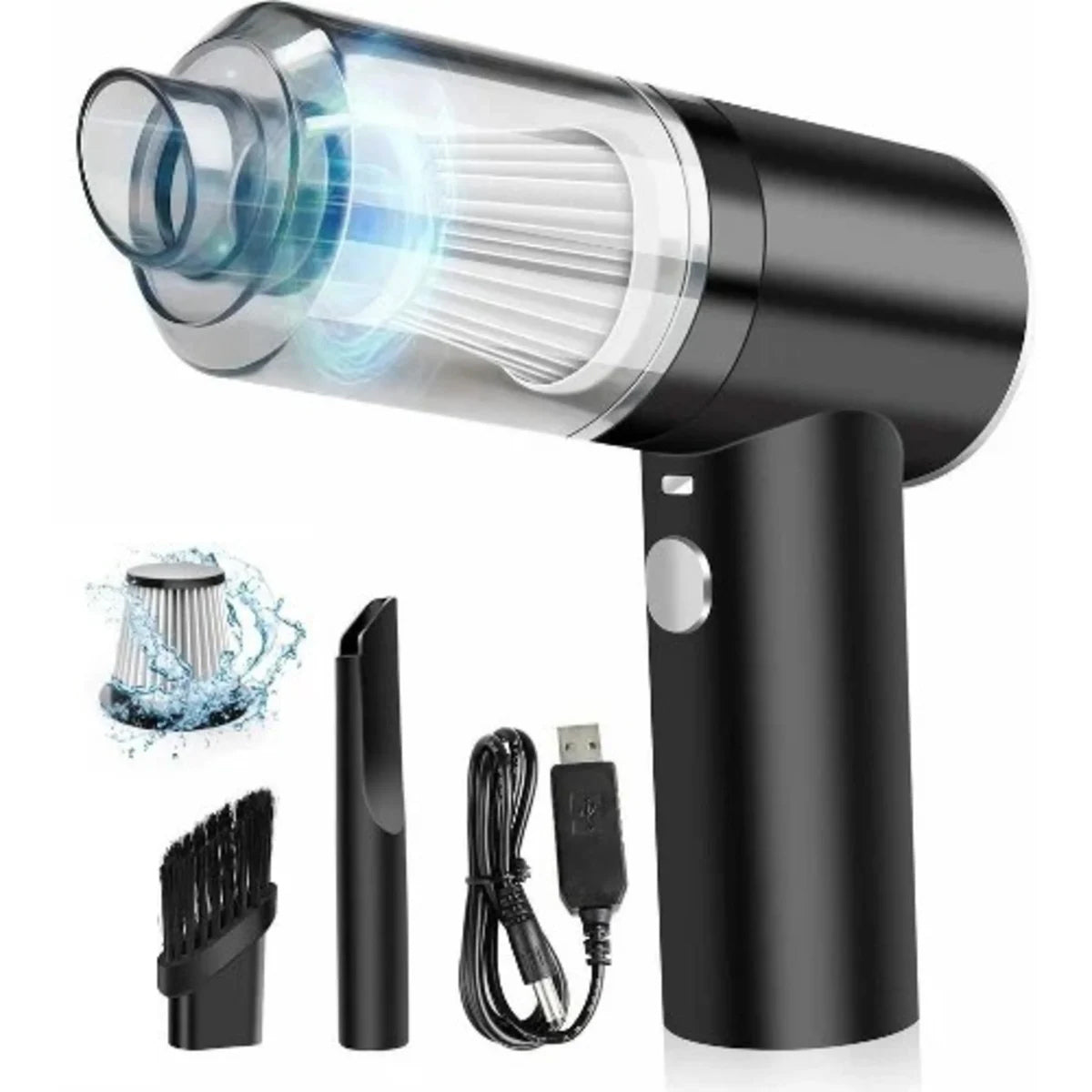 Wireless Car Vacuum Cleaner 4 in 1 | Powerful Suction.